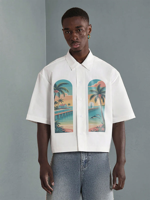 VARLDENS Key West Print Shirt | Scenic Streetwear Essential