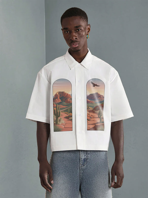 VARLDENS Sedona Print Shirt | Scenic Streetwear Essential