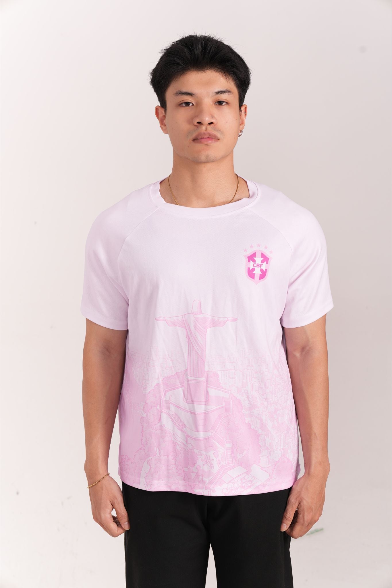 Varldens 2025 Brazil Special Pink Soccer Jersey