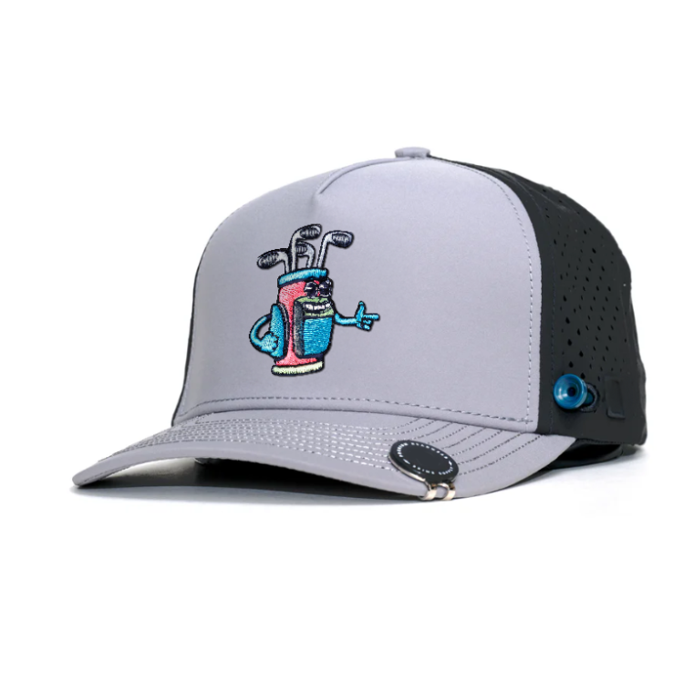 Baggy Performance Tee Holder Golf Hat with Ball Markers VD21246508