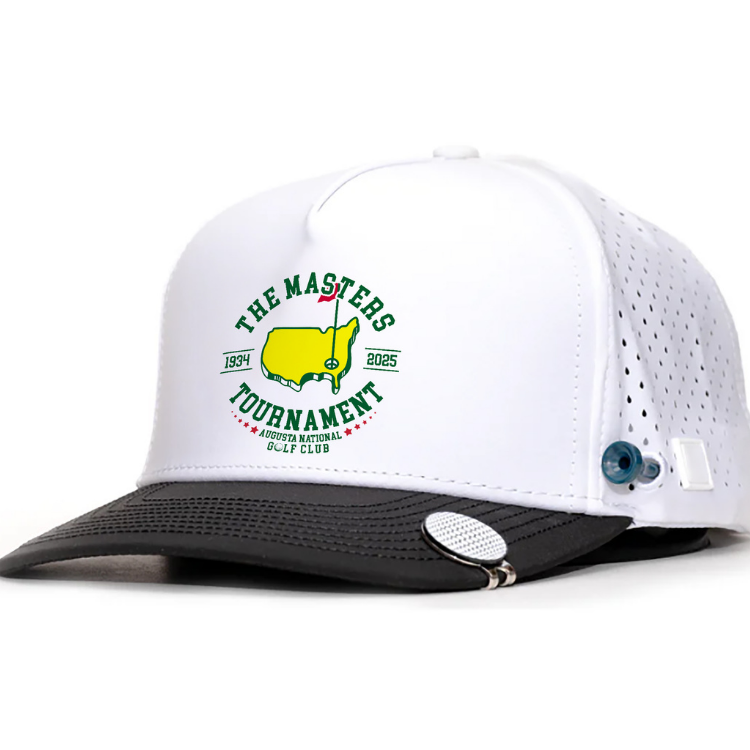 Tee Holder Golf Hat – The Masters Tournament Edition with Magnetic 70mm & 83mm Ball Markers VD21246505