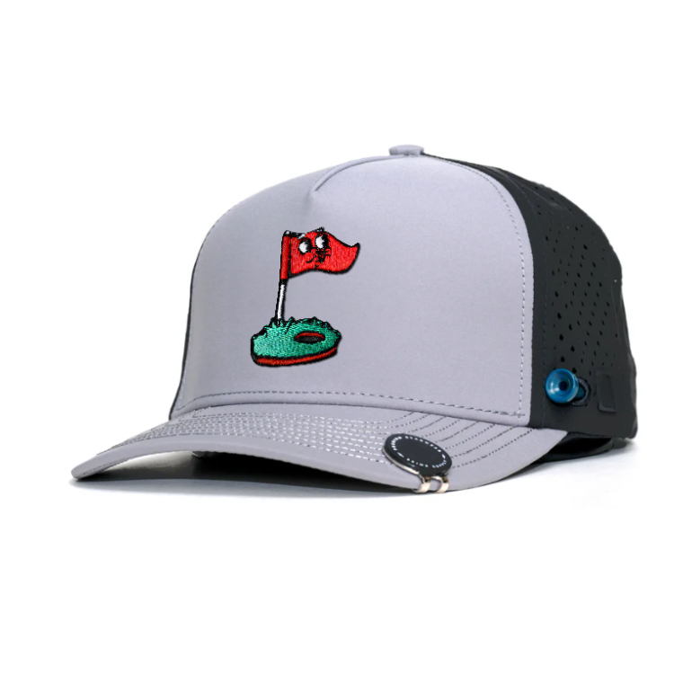 Sticky Performance Tee Holder Golf Hat with Ball Markers VD212465010