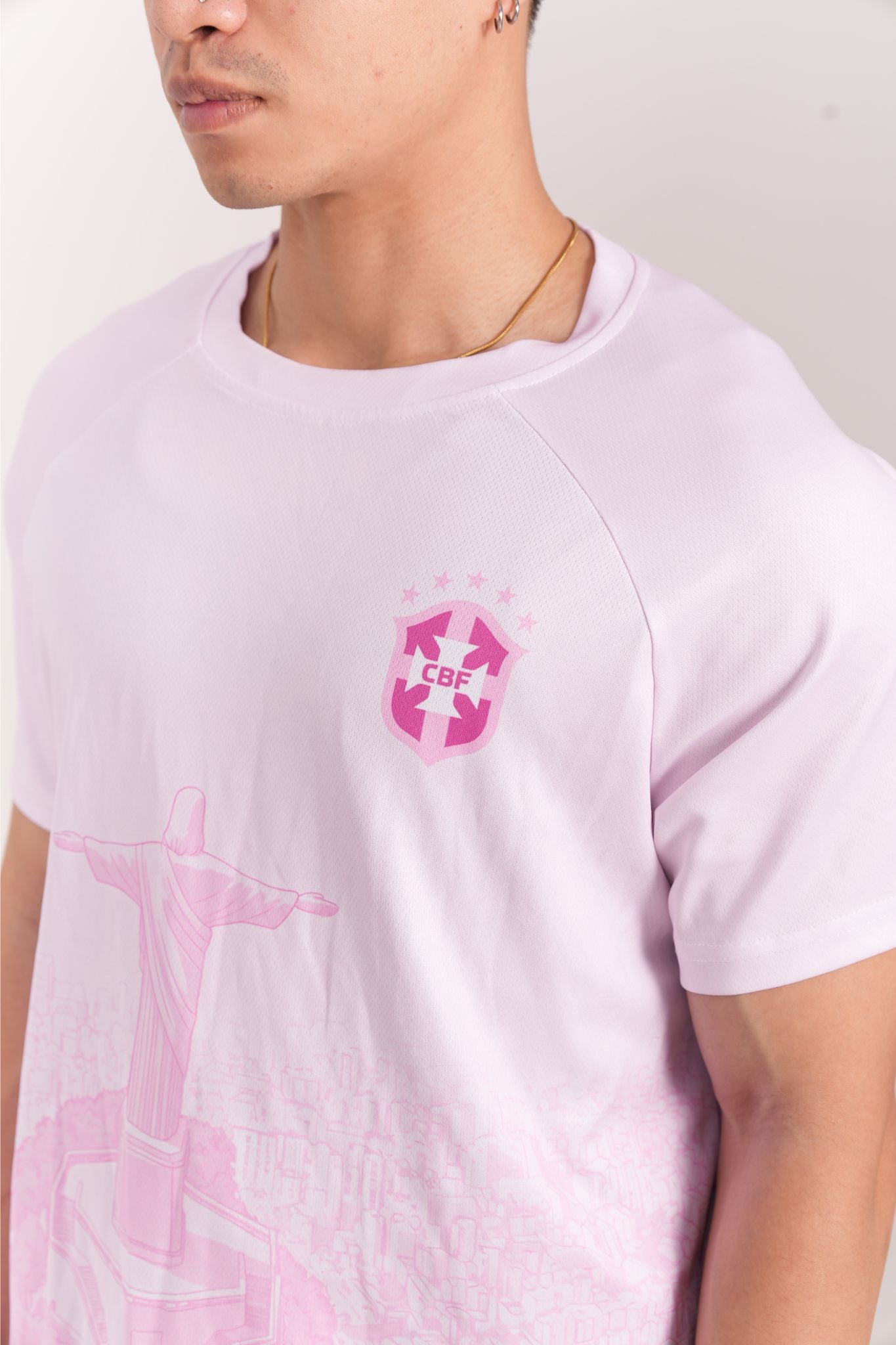 Varldens 2025 Brazil Special Pink Soccer Jersey