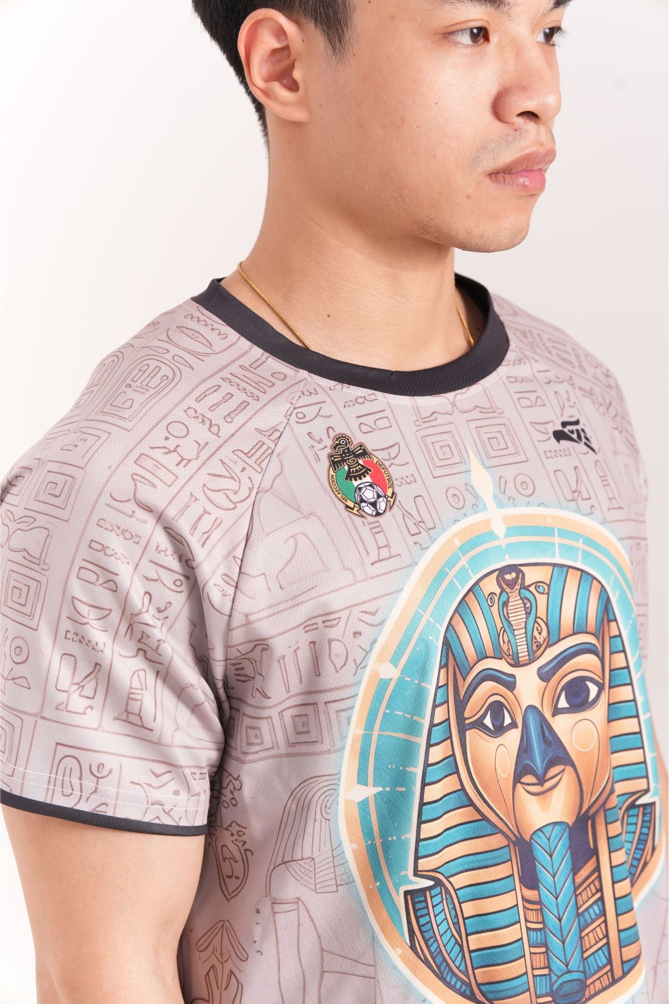 Varldens 2025 Egypt Pharaoh Heritage Soccer Jersey