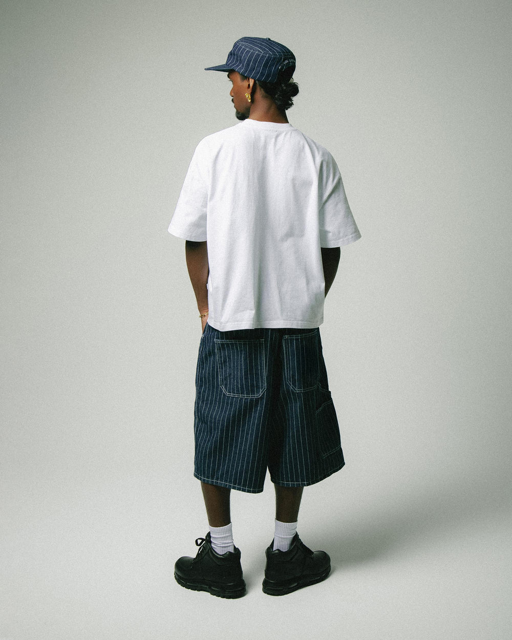 VARLDENS Pinstripe Jorts | Urban Heritage Essential