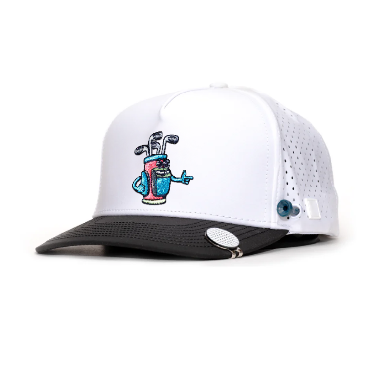 Baggy Performance Tee Holder Golf Hat with Ball Markers VD21246508