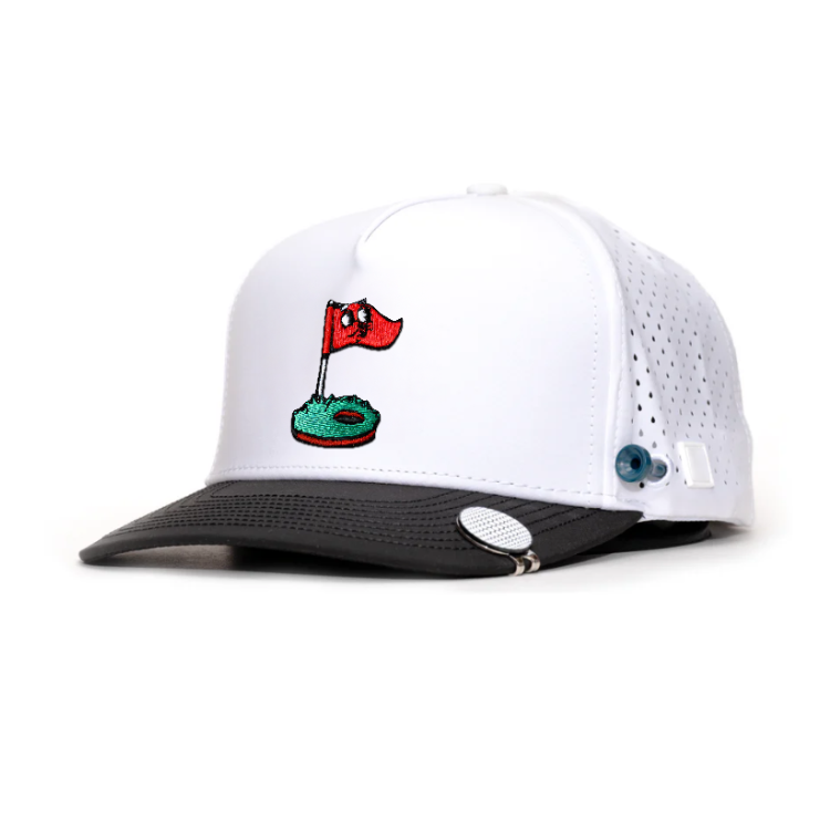 Sticky Performance Tee Holder Golf Hat with Ball Markers VD212465010