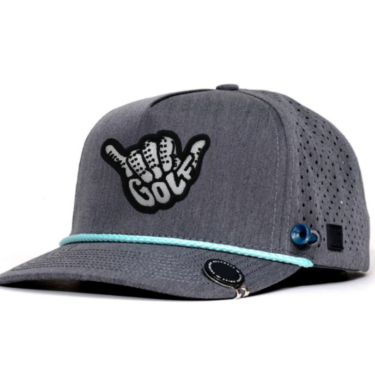 Tee Holder Golf Hat – Shaka Hand Logo with Magnetic 70mm & 83mm Ball Markers VD21246503