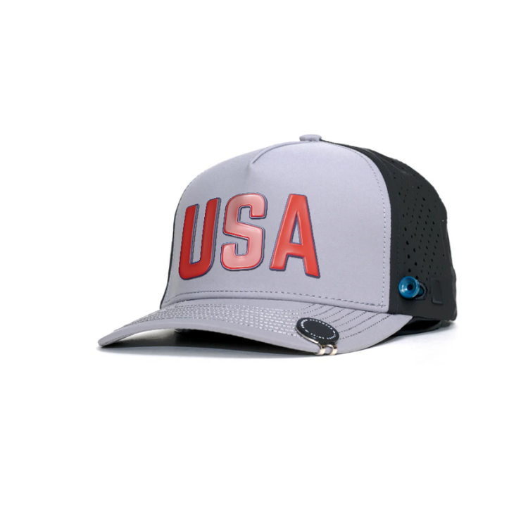 USA Performance Tee Holder Golf Hat with Ball Markers VD21246506