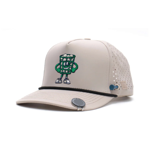 Buckets Performance Tee Holder Golf Hat with Ball Markers VD21246509