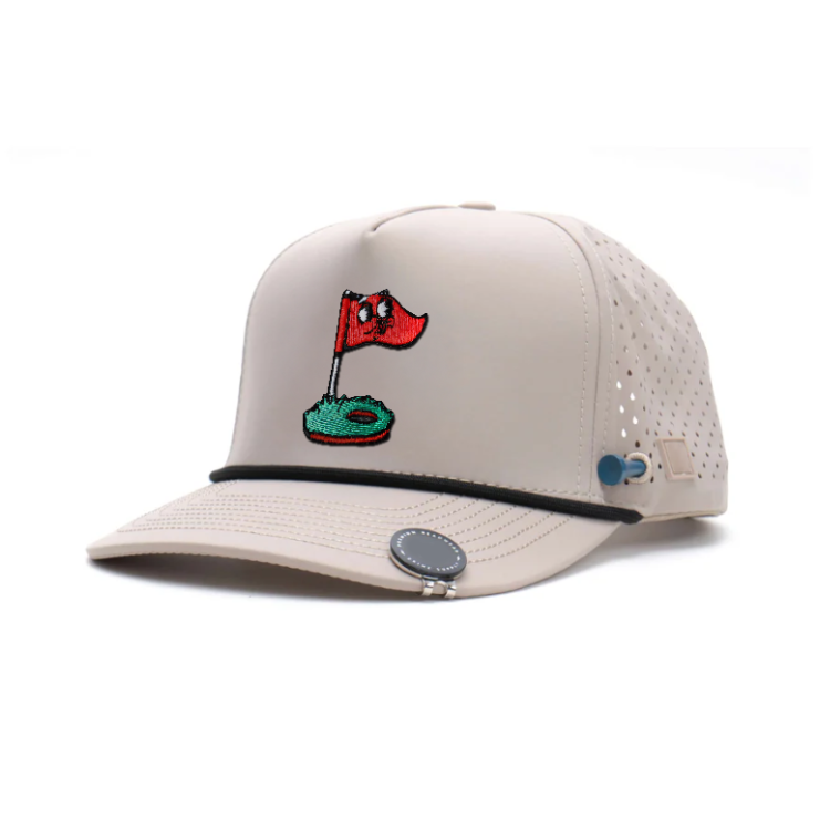 Sticky Performance Tee Holder Golf Hat with Ball Markers VD212465010