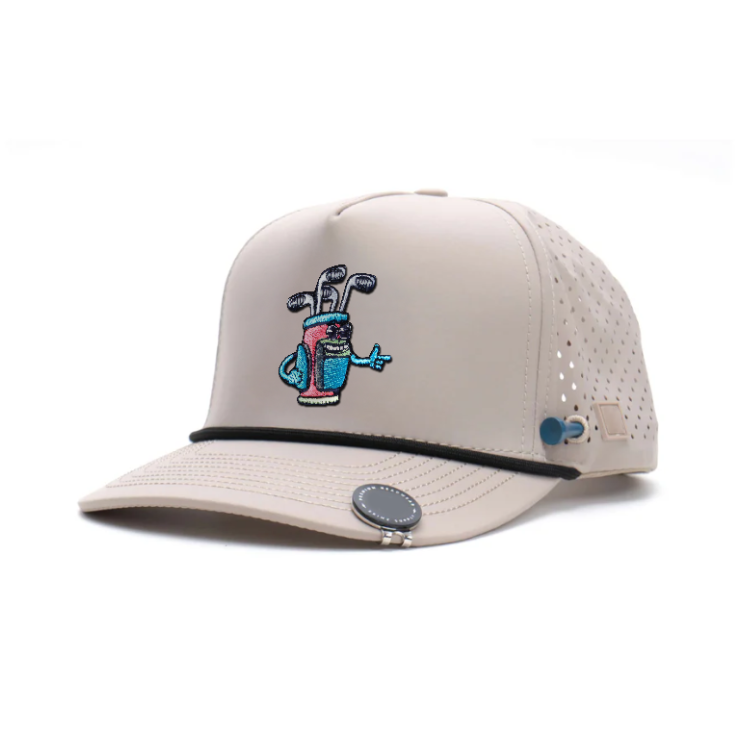 Baggy Performance Tee Holder Golf Hat with Ball Markers VD21246508