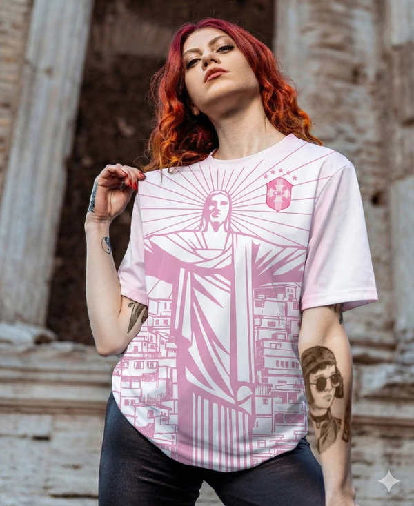 Varldens Brazil Rio Heritage Soccer Jersey Special Pink Edition 2026