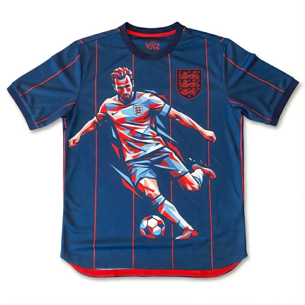 Varldens England Soccer Jersey 2026 – Harry Kane Graphic Special Edition
