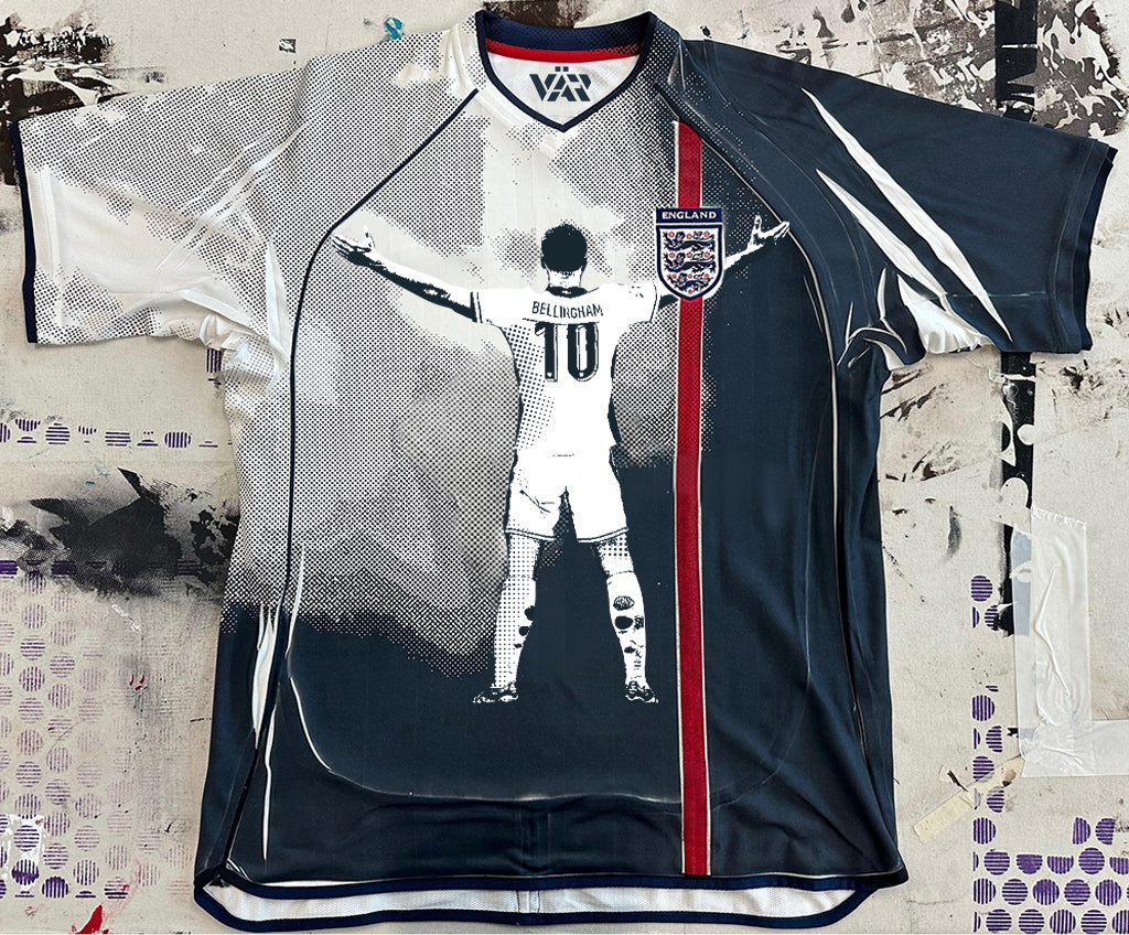Varldens England Soccer Jersey 2026 –  Jude Bellingham Street Art Edition