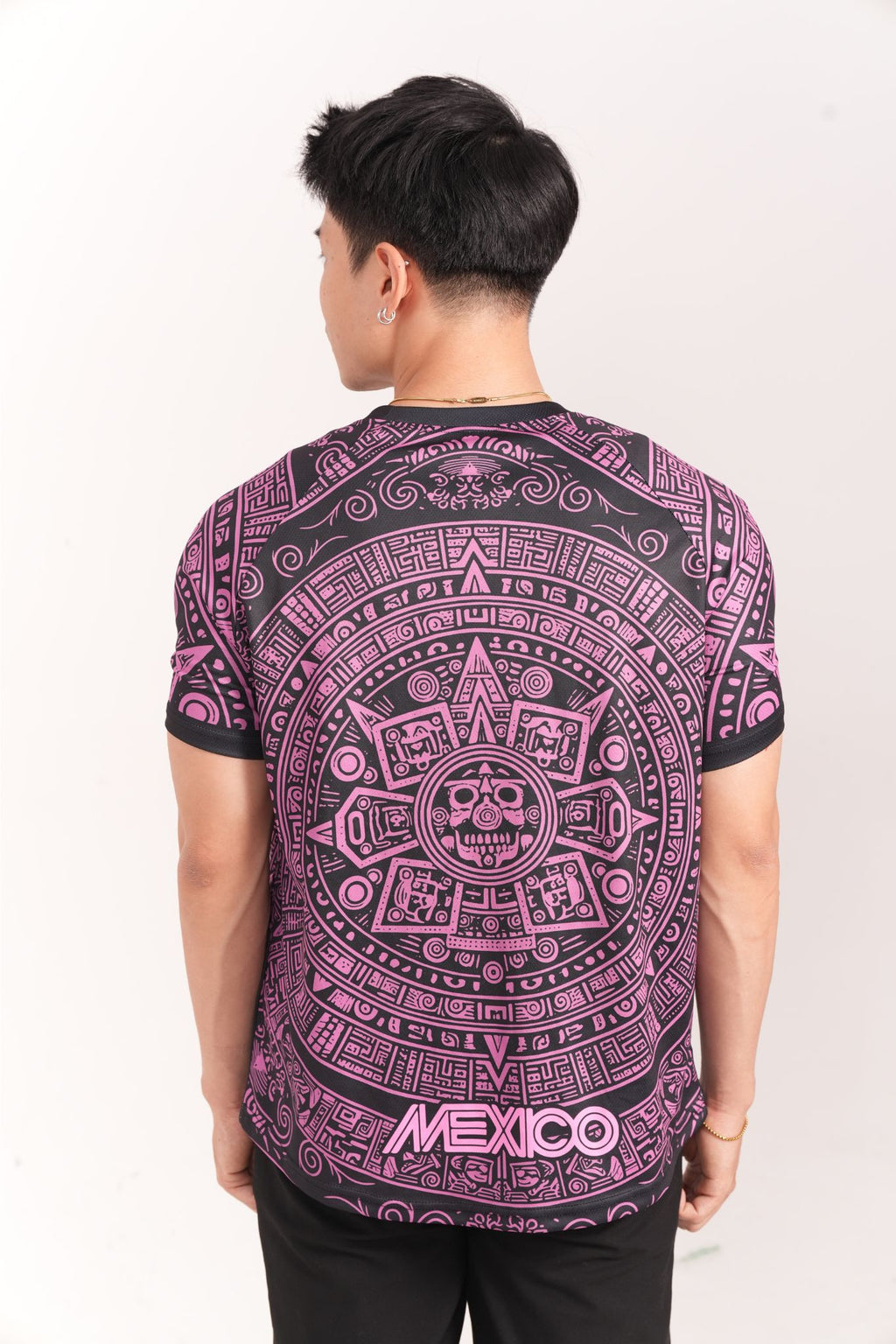 Varldens 2025 Mexico Santa Muerte Pink Soccer Jersey