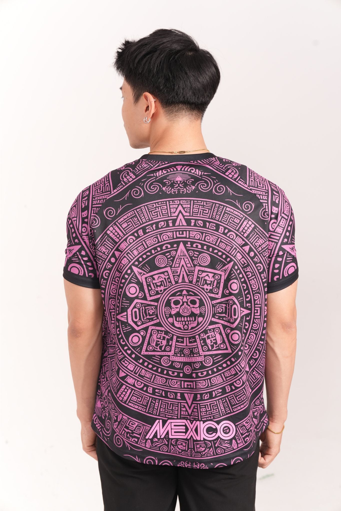 Varldens 2025 Mexico Santa Muerte Pink Soccer Jersey