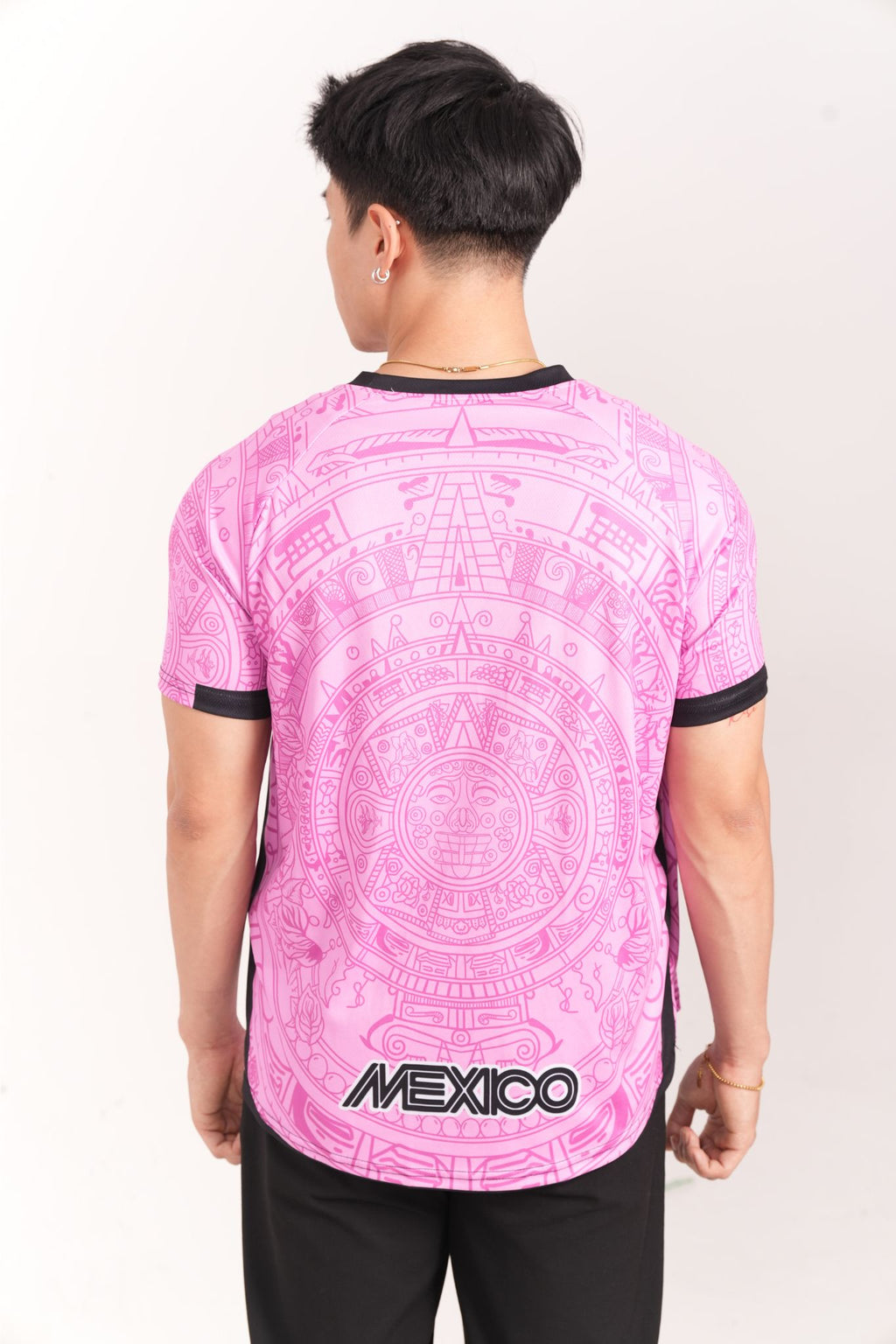 Varldens 2026 Mexico Guadalupe Pink Soccer Jersey