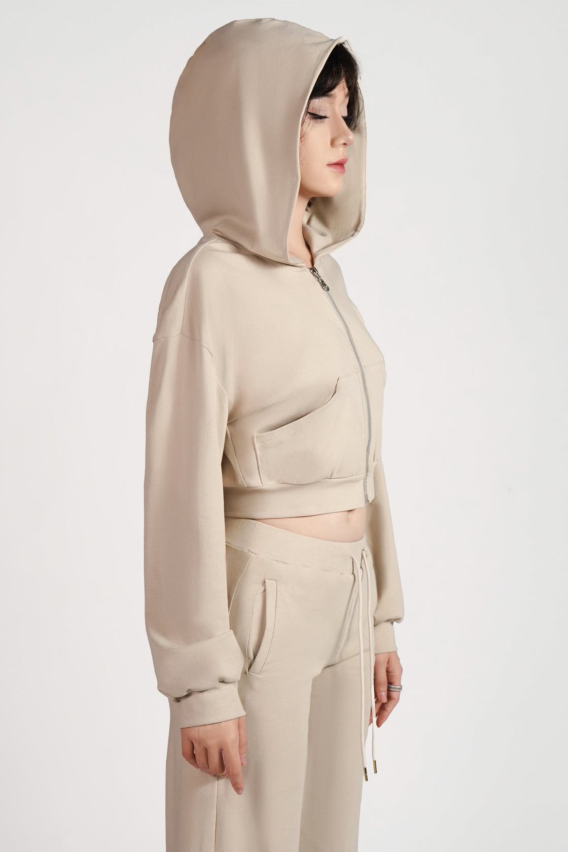 Beige Hoodie