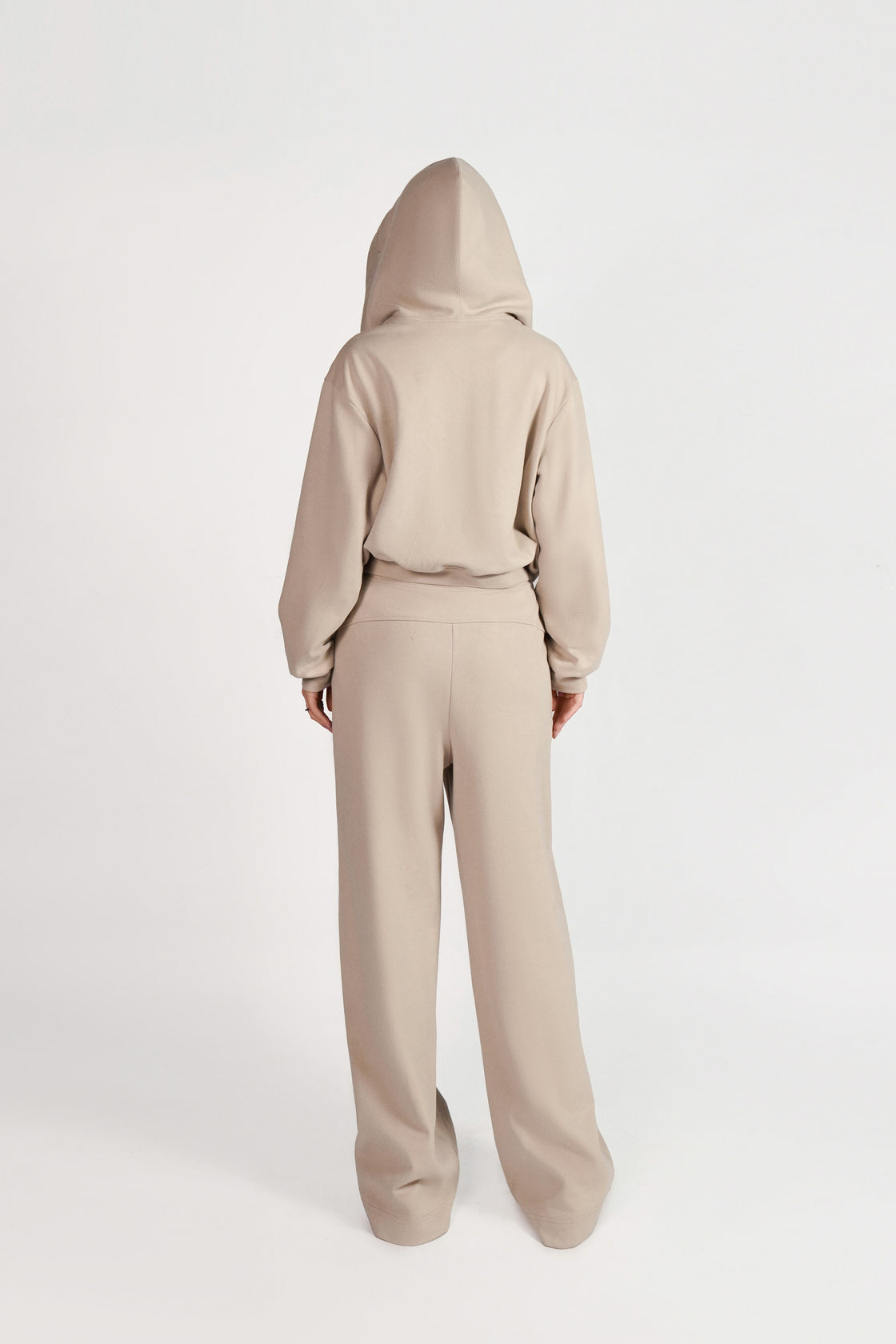 Beige Oversized Hoodie