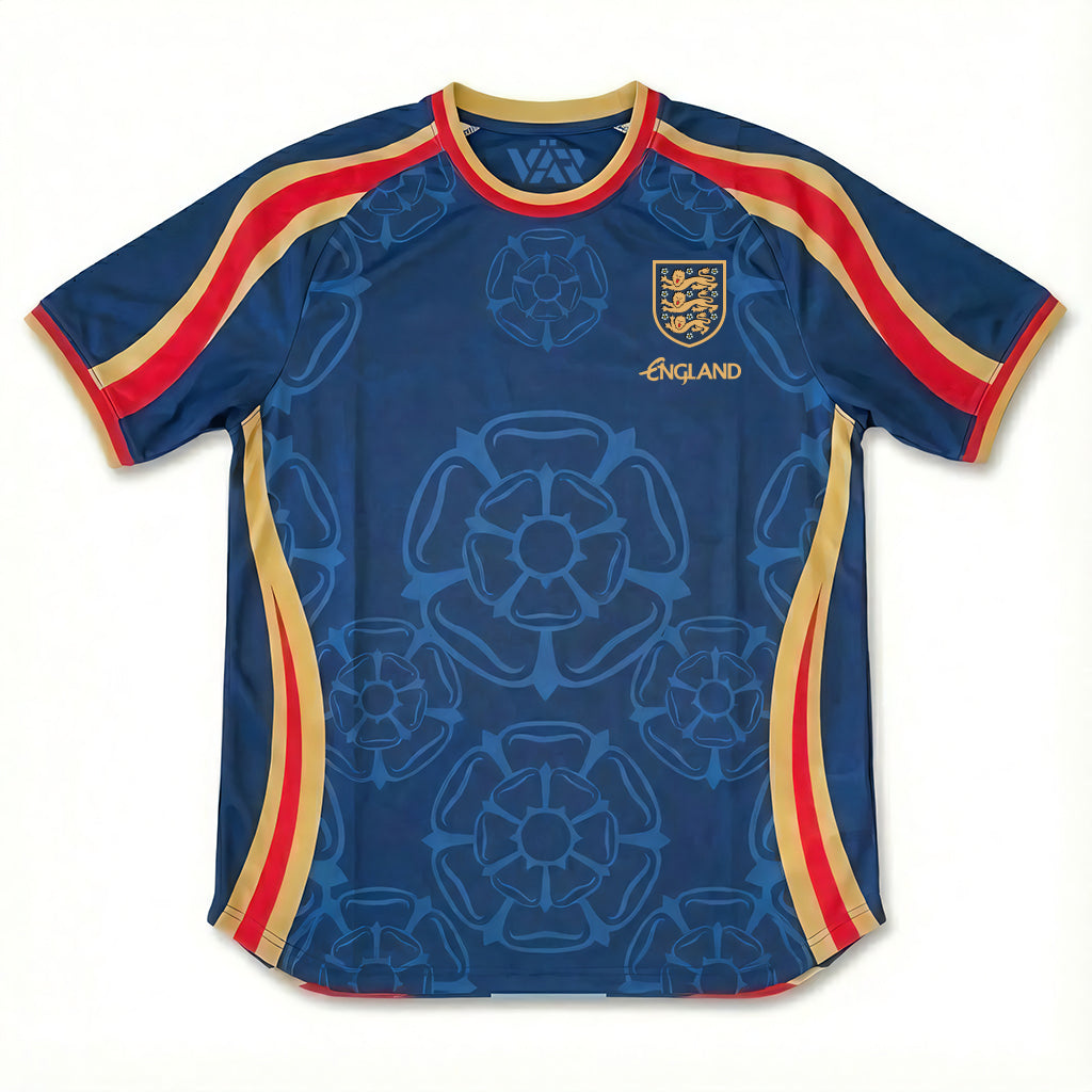 Varldens England Soccer Jersey 2026 – Tudor Rose Royal Heritage Edition