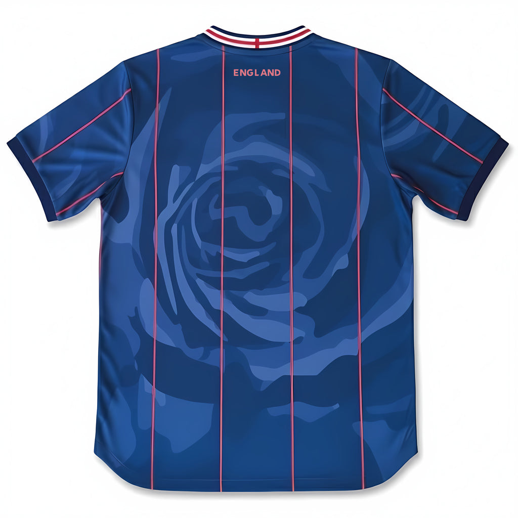 Varldens England Soccer Jersey World Cup 2026 – Navy Tudor Rose Special Edition