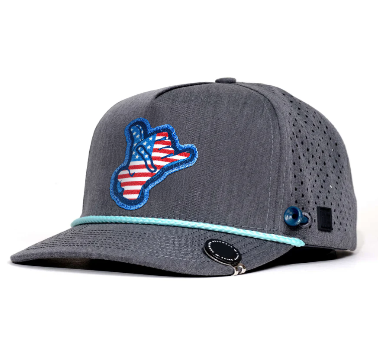 Tee Holder Golf Hat with Magnetic 70mm & 83mm Ball Markers – Breathable Performance Cap VD21246502