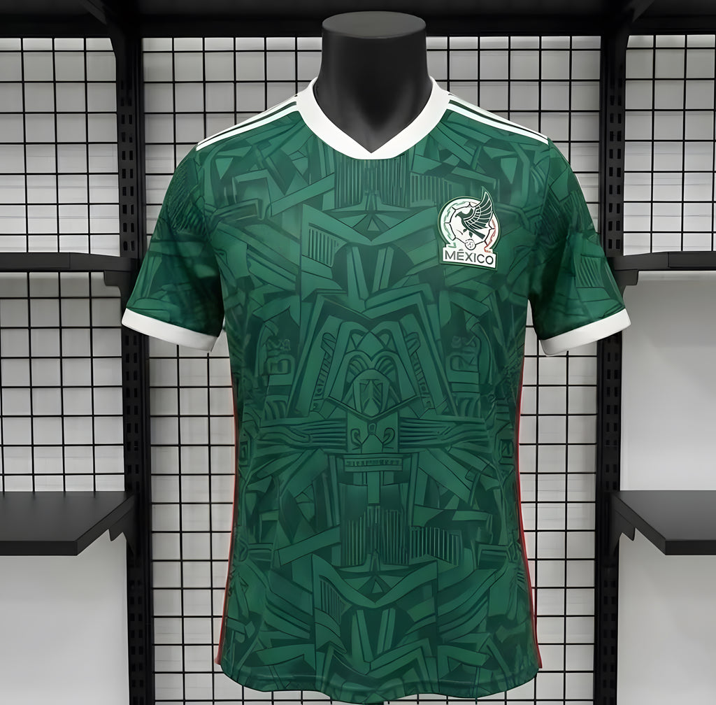 Varldens Mexico Soccer Jersey 2026 – Aztec Guardian Geometry Edition