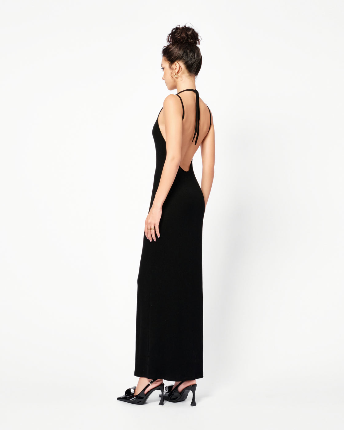 Black Halter Neck Dress
