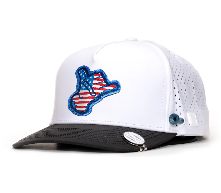 Tee Holder Golf Hat with Magnetic 70mm & 83mm Ball Markers – Breathable Performance Cap VD21246502