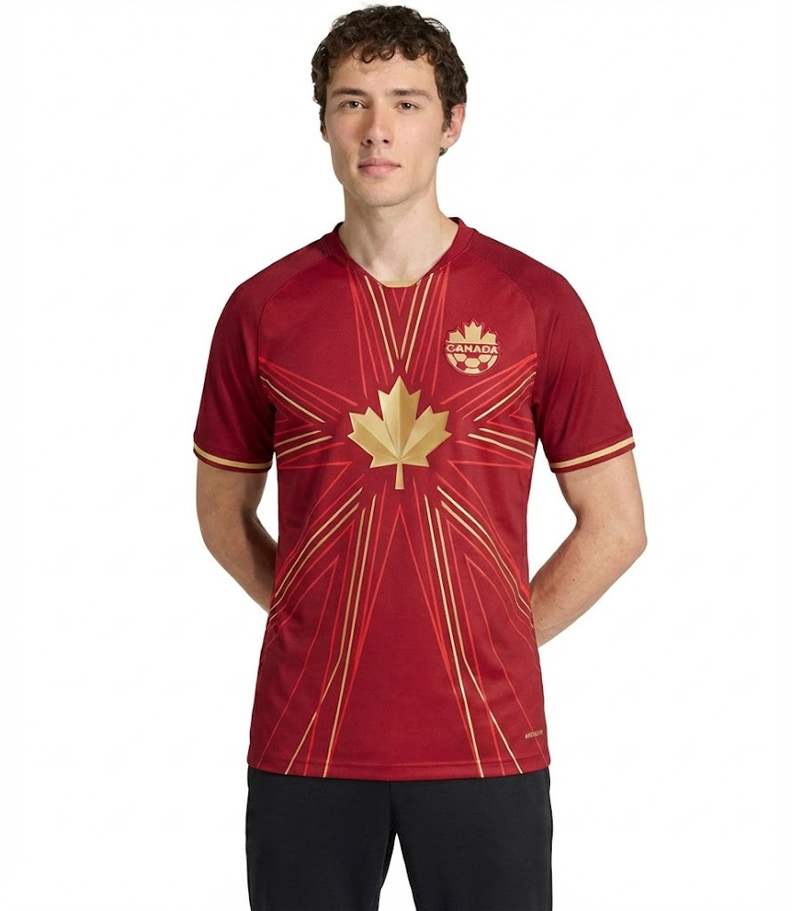 Varldens Canada Soccer Jersey 2026 – Golden Maple Radiance Edition