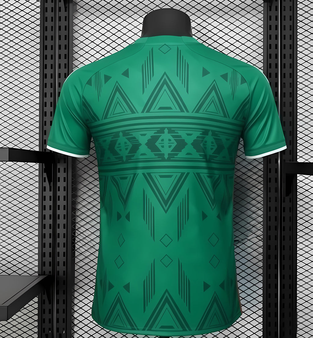 🇲🇽 Varldens Mexico "Aztec Warrior" Geometric Jersey – Special Green Edition