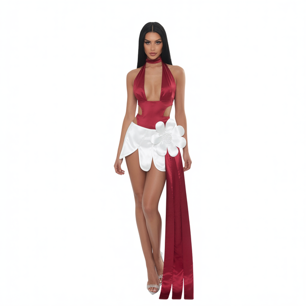 VARLDENS Crimson Petal Halter Set | Signature Edition